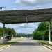 Estación de servicio de la A-81 con el techo solar de Soalrwatt.