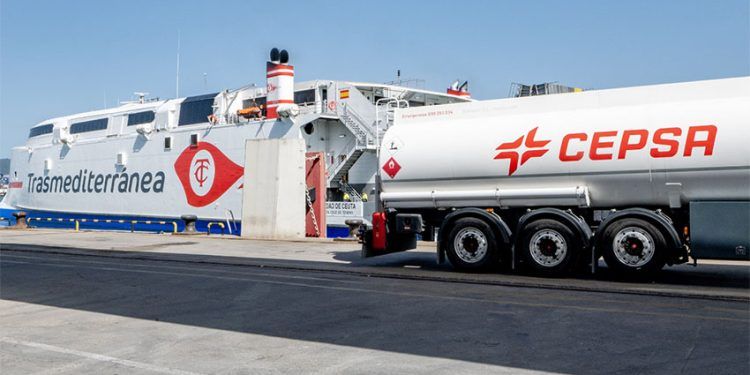 Biocombustibles de Cepsa para Trasmediterránea.