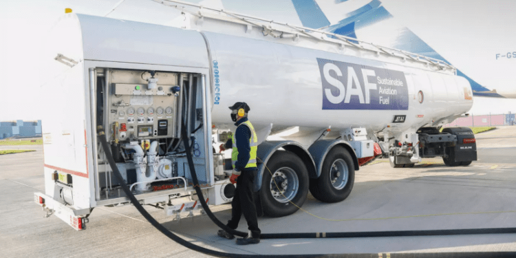 combustible sostenible de aviación