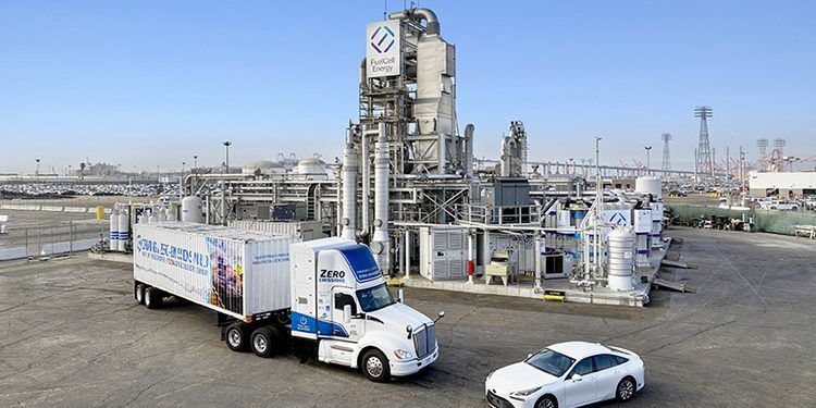 Sistema Tri-gen de FuelCell Energy para uso de Toyota en Long Beach.