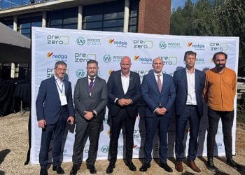 Acto de inauguración de la planta de biometano de Can Mata.