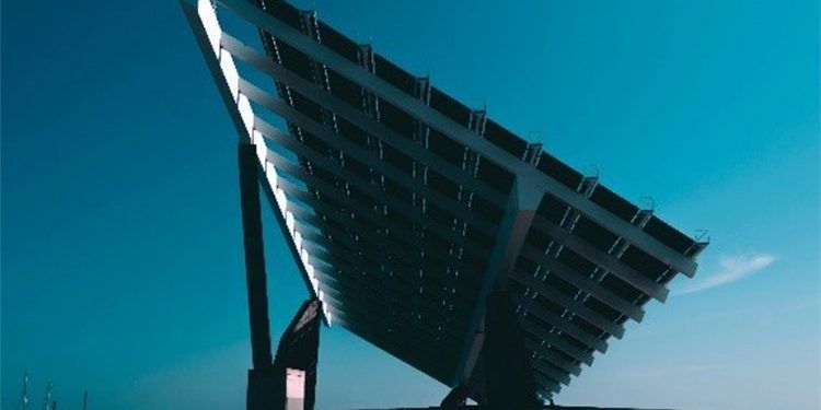 Energía fotovoltaica para producir hidrógeno verde. Foto: Ansasol.