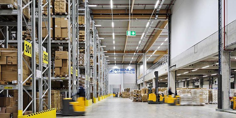 Almacén de Rhenus Warehousing Solutions.