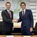 Arturo Gonzalo, CEO de Enagás, y Alan Svaiter, presidente de Oficemen, han firmado el acuerdo de colaboración.