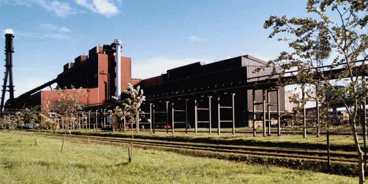 Planta de ArcelorMittal en Gijón.