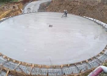 Construcción de la planta de biogás en la quesería Queizar. Imagen: Bioenergy Ibérica.