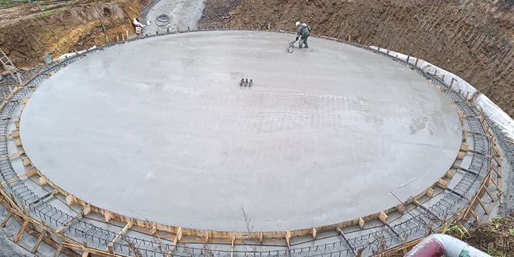 Construcción de la planta de biogás en la quesería Queizar. Imagen: Bioenergy Ibérica.