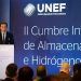 Rafael Benjumea, presidente de UNEF, durante la primera jornada de la II Cumbre de Almacenamiento e Hidrógeno Verde para la Energía Solar. Foto: UNEF.