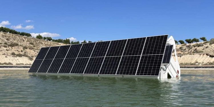 seguidor solar flotante soltec