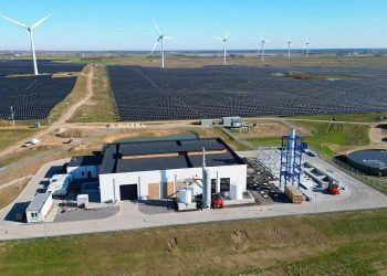 Amoniaco verde a partir de energía solar y eolica