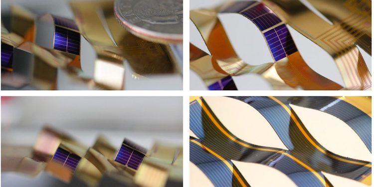 Panales solares autoplegables basados en el Kirigami