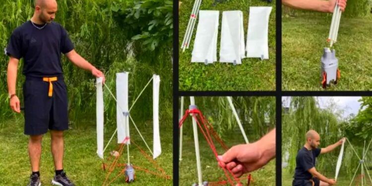 aerogenerador plegable Vela 9