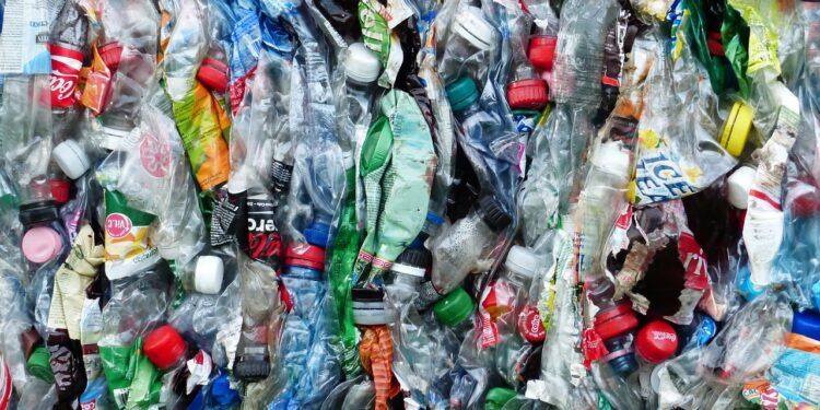 reciclaje de botellas de plástico