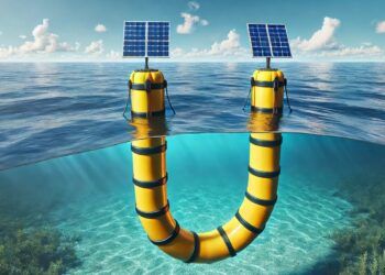 Kinocil invento flotante que logra electricidad barata con las olas del mar