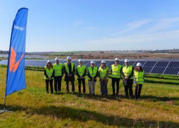 Planta solar de Naturgy en Extremadura