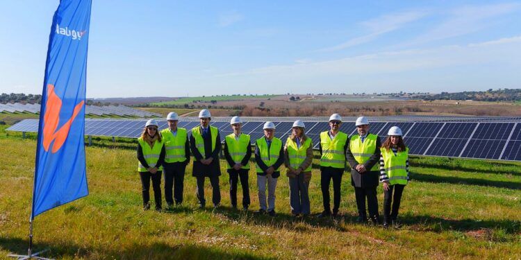 Planta solar de Naturgy en Extremadura