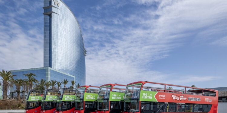 autobuses eléctricos en Barcelona