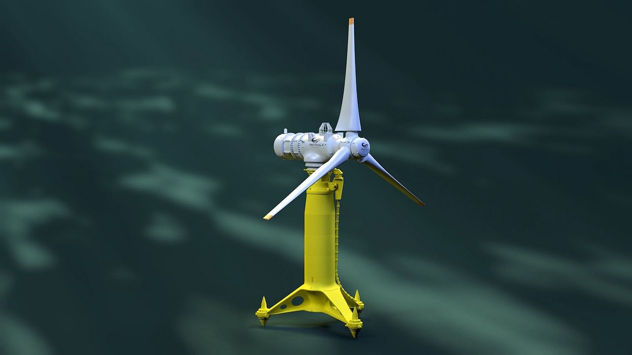 turbina AR3000 de Proteus Marine Renewables