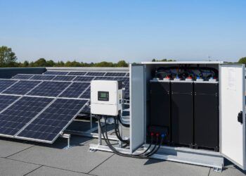 energía solar y almacenamiento