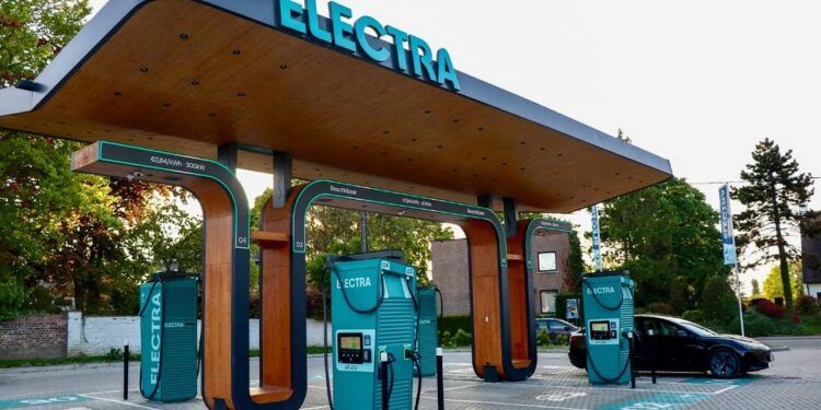 Estación de recarga ultrarrápida de Electra