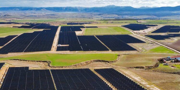 Planta solar de Apple en Segovia