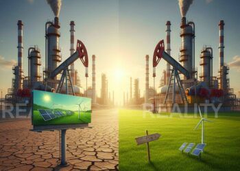 Las empresas de combustibles fósiles muestran un despliegue mínimo en energías renovables.