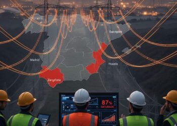 la red eléctrica muestra un 87% de saturación en el mes de noviembre