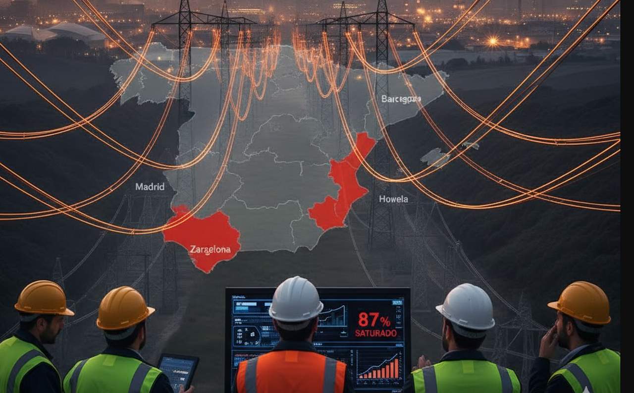 la red eléctrica muestra un 87% de saturación en el mes de noviembre
