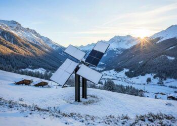 La nieve sobre los paneles solares es un problema resuelto gracias a un grupo de científicos suizos
