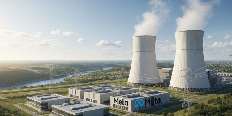 Meta firma una triple alianza nuclear para alimentar sus centros de datos