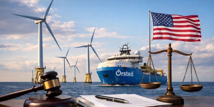Ørsted vuelve a los tribunales en Estados Unidos tras una nueva suspensión administrativa que afecta al parque eólico marino Revolution Wind