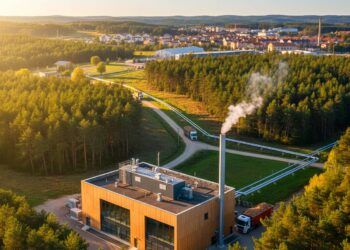 Las redes de calor aprovechan los restos de los montes para dar calefacción barata y limpia a las viviendas
