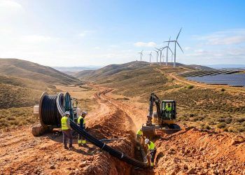 Castilla y León aprueba una planta híbrida en Soria de 50 megavatios. La obra destaca por ocultar bajo el suelo casi toda la conexión eléctrica para proteger el entorno natural.