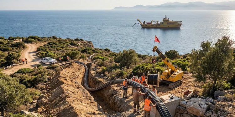 La nueva conexión eléctrica España-Italia permitirá que la corriente viaje bajo el agua para equilibrar los precios y la oferta de energía renovable en todo el continente.
