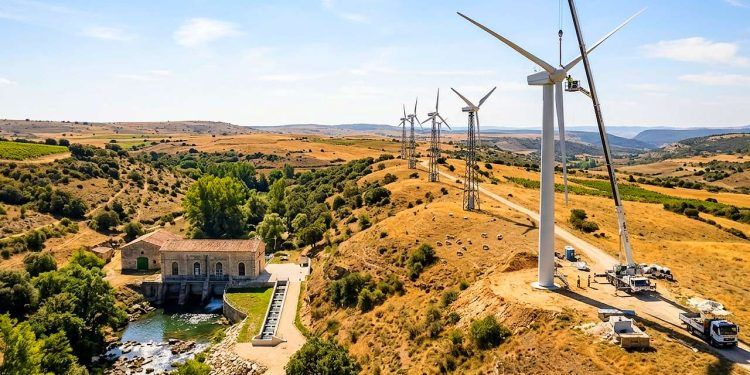 La modernización de las energías renovables en Burgos recibe más de dos millones de euros de fondos europeos para sustituir aerogeneradores antiguos y actualizar una central hidroeléctrica.