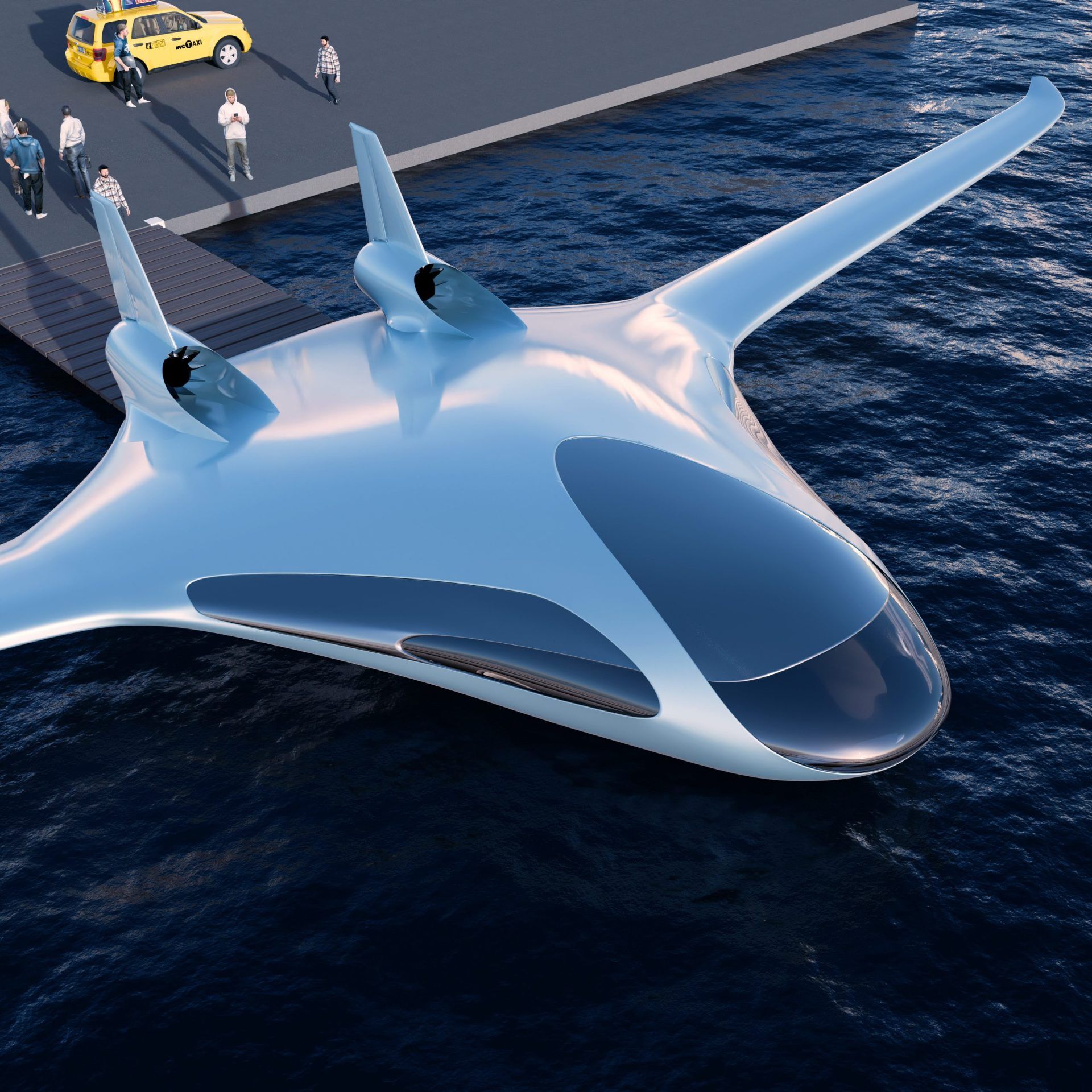 El avión eléctrico regional Gen-ee vuela 500 kilómetros utilizando baterías y un fuselaje portante.