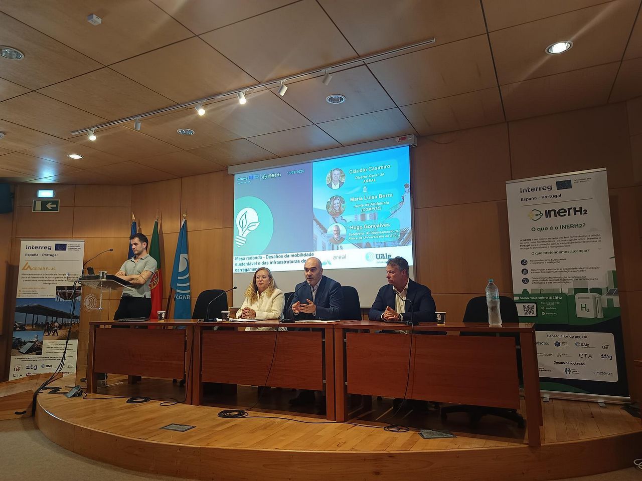 INERH2 y la movilidad sostenible son el centro de una iniciativa con 36 meses de trabajo y un presupuesto cercano a 1,3 millones de euros para reforzar la investigación compartida entre España y Portugal.