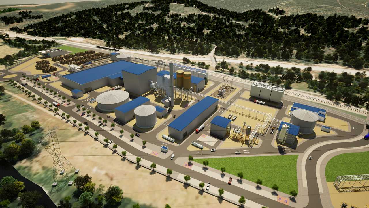 Simulación virtual de las instalaciones de La Robla Green en el polígono El Crispín de La Robla